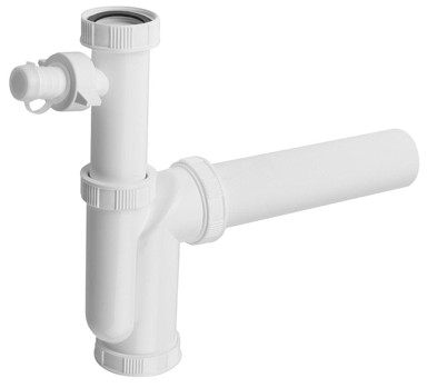 BRUCKNER Sifon za sudoper s priključkom 6/4", DN50, bijeli